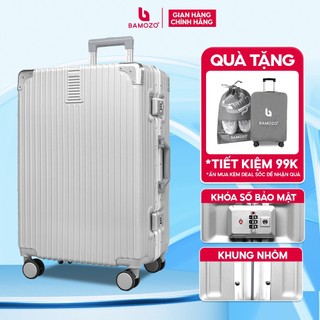 Vali Du Lịch Bamozo Khung Nhôm 9066 Cao Cấp Size 28 Khóa Sập Chống Trộm Bảo Hành 5 Năm Lỗi 1 Đổi 1