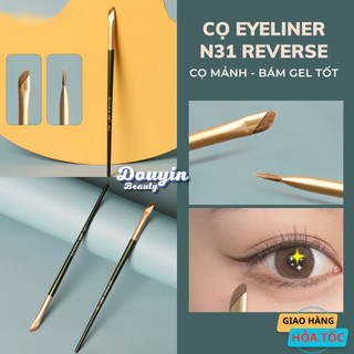 Cọ Kẻ Mắt Eyeliner Hình Liềm Vát Chéo Siêu Mềm Mảnh REVERSE N31 DD08 - Douyin Beauty