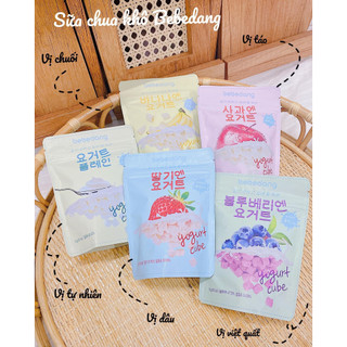Sữa chua khô hoa quả sấy lạnh Bebedang Hàn Quốc  đủ vị cho bé từ 8m+