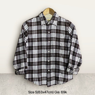 [Inbox chọn mẫu] SƠ MI FLANNEL size S