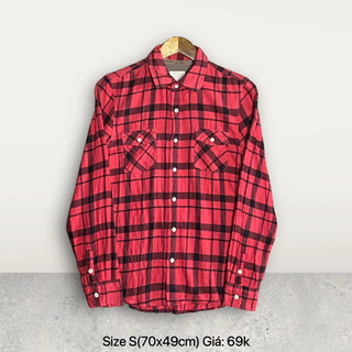 [Inbox chọn mẫu] SƠ MI FLANNEL size S