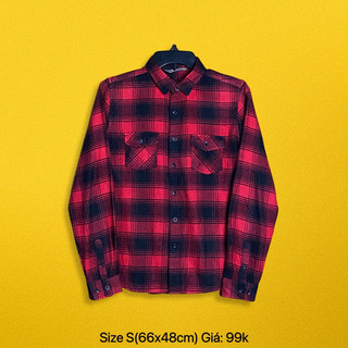 [Inbox chọn mẫu] Sơ mi FLANNEL size S