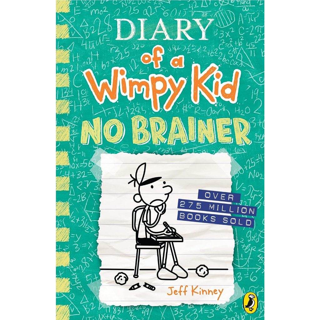 Sách tiếng Anh: Diary Of A Wimpy Kid 18: No Brainer