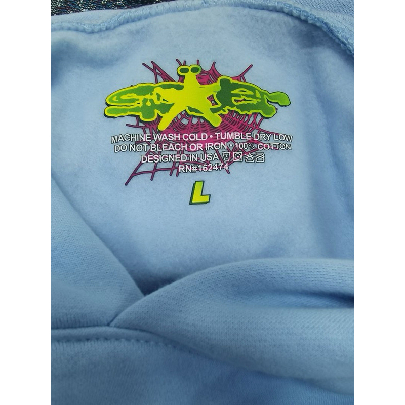 Sp5der ACAI Hoodie - Áo nỉ mũ trùm đầu streetwear unisex