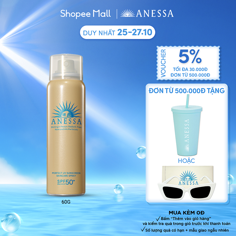 Xịt chống nắng bảo vệ hoàn hảo Anessa Perfect UV Sunscreen Skincare Spray 60g_16174