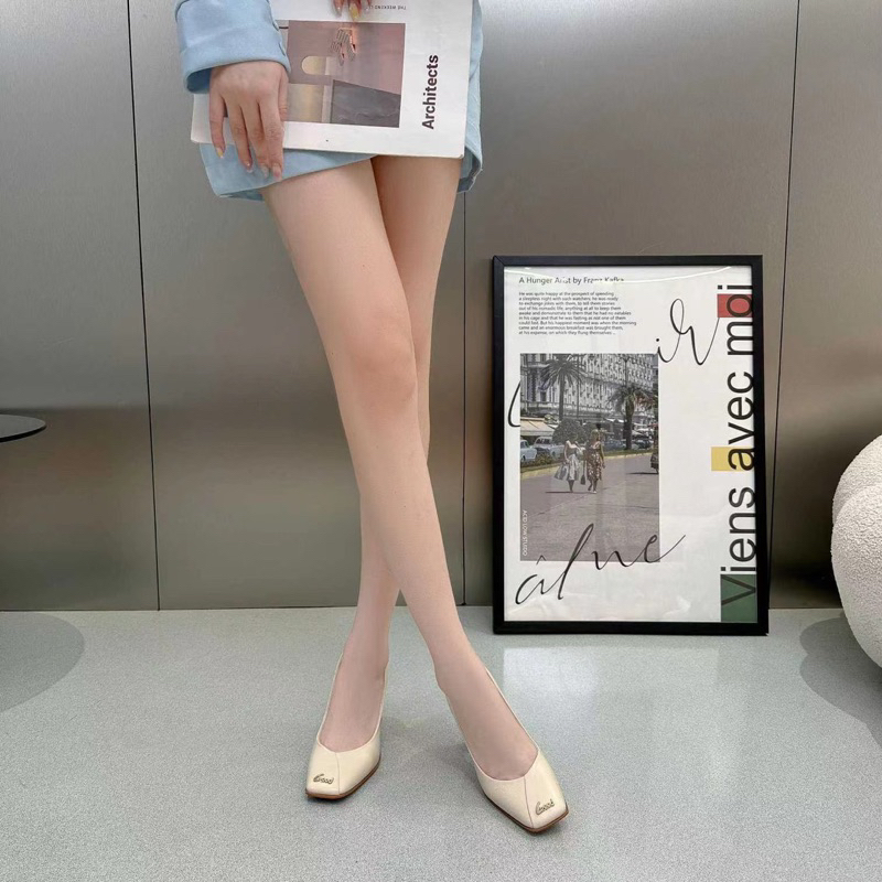 Giày cao gót 7cm mũi vuông