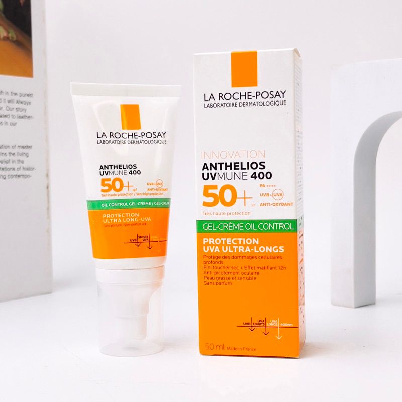 Kem Chống Nắng La Roche Posay Anthelios Dry Touch Gel-Cream SPF50 Cho Da Dầu 50ml