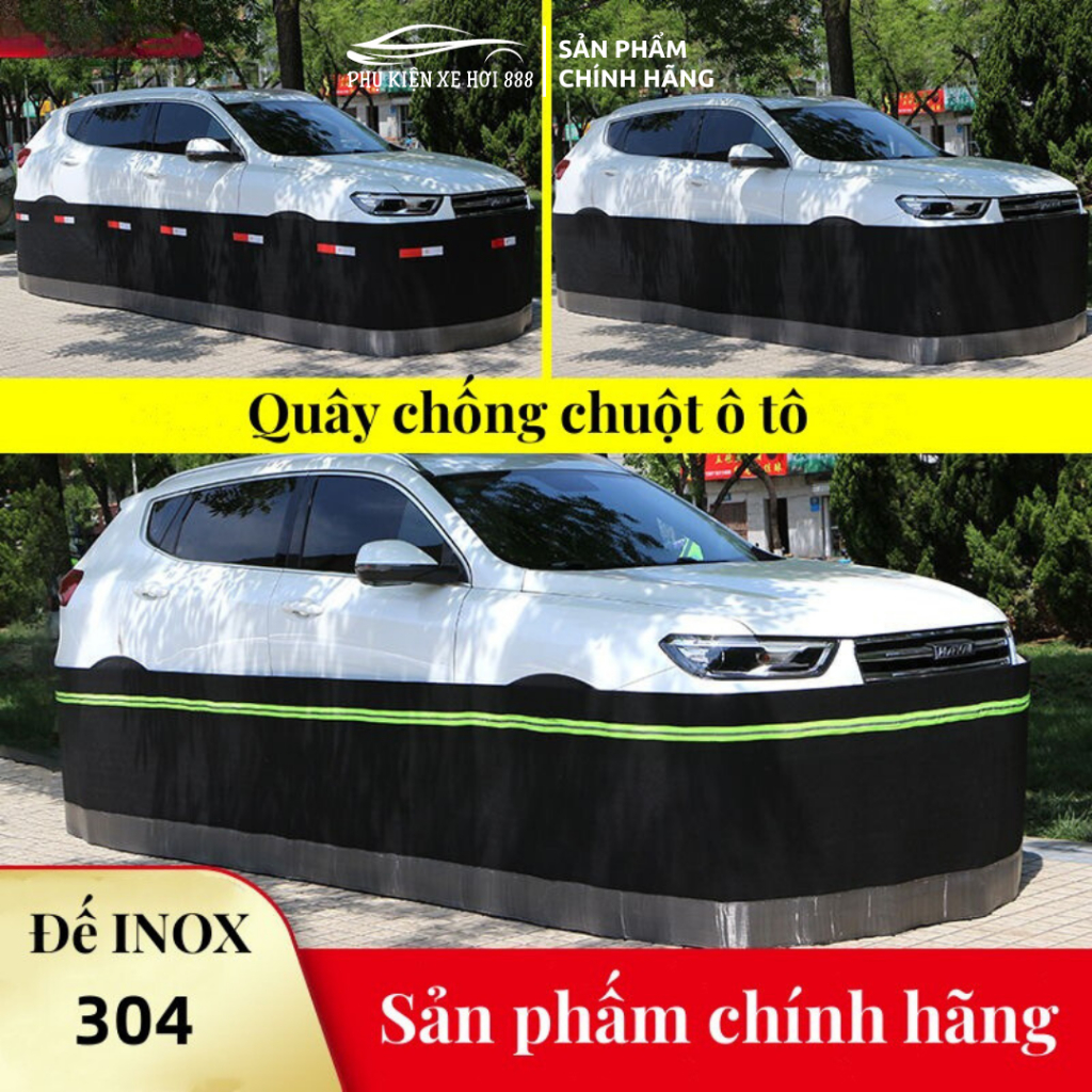 Tường quây chống chuột ô tô, Kích thước nhỏ, Tiện dụng, Có thể gấp gọn để cốp xe, Bảo hành 12 tháng