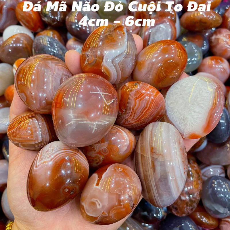 Đá Vụn Mã Não Cuội Đa Sắc Tự Nhiên Trang Trí Nhà Cửa Phong Thuỷ