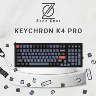 Bàn phím cơ KEYCHRON K4 PRO - Hỗ trợ QMK/VIA - Hotswap - Mạch xuôi