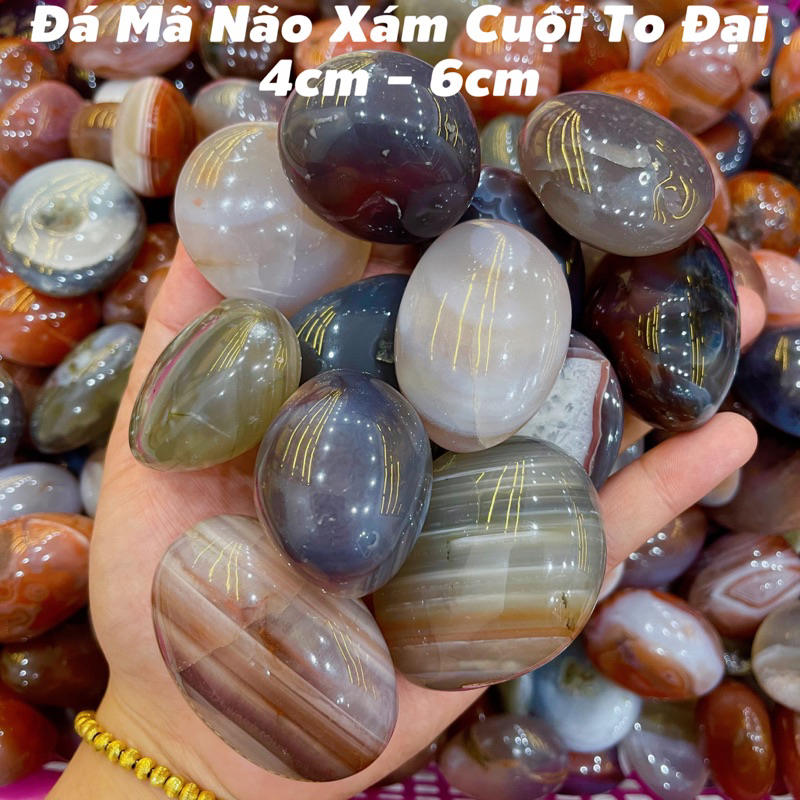 Đá Vụn Mã Não Cuội Đa Sắc Tự Nhiên Trang Trí Nhà Cửa Phong Thuỷ