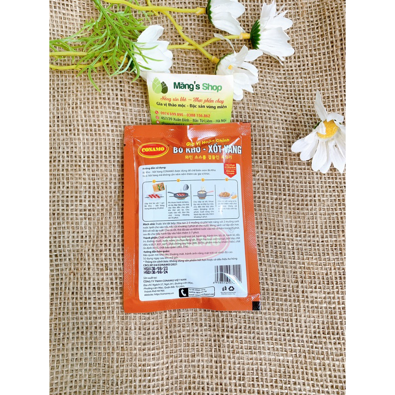 Gia vị ướp bò kho - Sốt vang thơm ngon tiện lợi