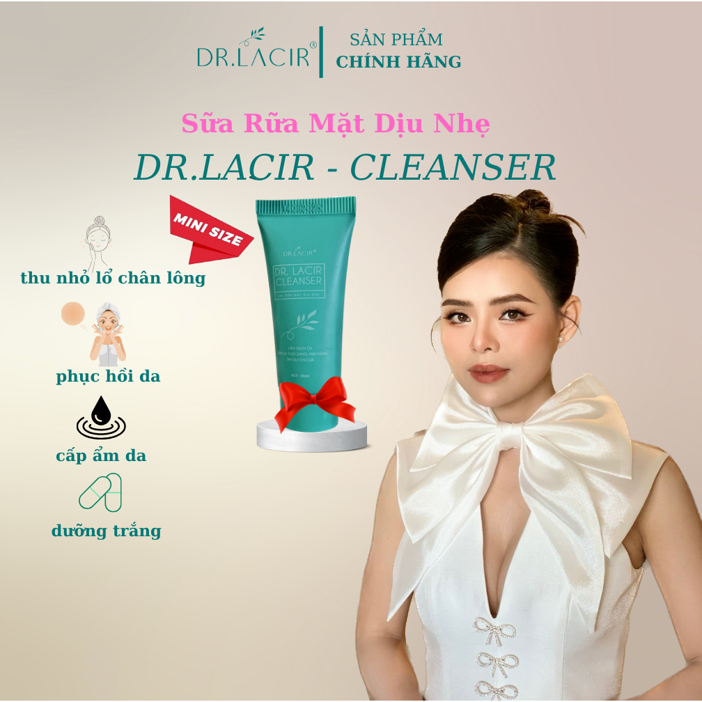 Sữa Rửa Mặt Bạc Hà Kiềm Dầu Đầu Cọ Silicon Sạch Những Vùng Khó Nhất Trên Gương Mặt Dr Lacir