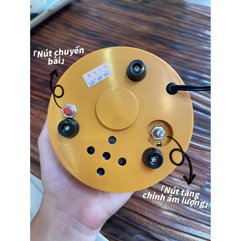 Kinh luân điện, kinh luân xoay phát nhạc Mật Tông cao 21cm - Rita Shop