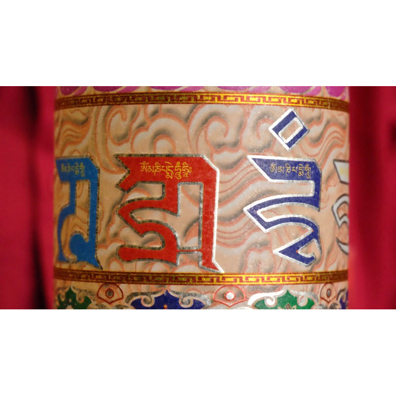 Kinh luân điện, kinh luân xoay phát nhạc Mật Tông cao 21cm - Rita Shop