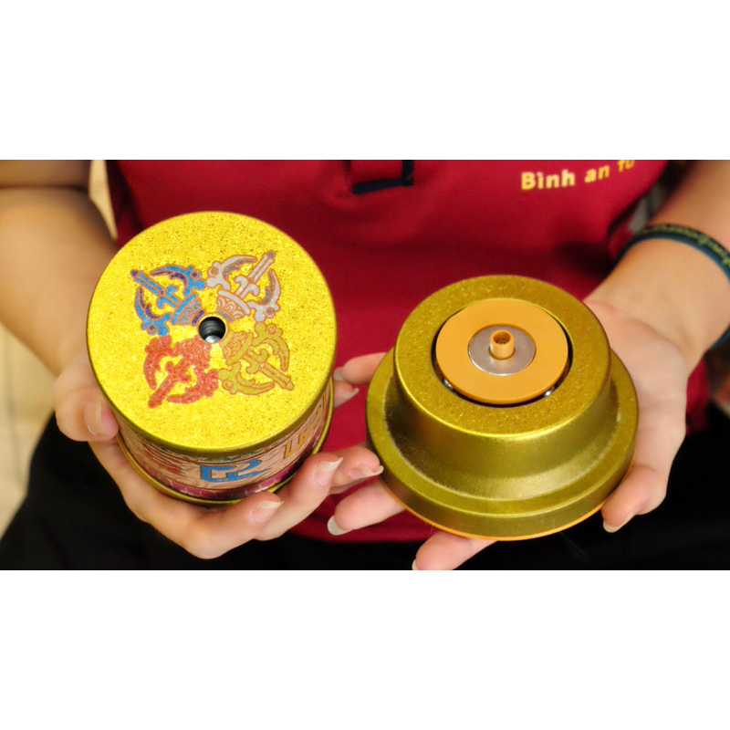 Kinh luân điện, kinh luân xoay phát nhạc Mật Tông cao 21cm - Rita Shop