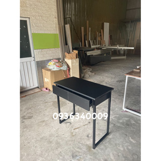 Bàn 2 hộc full đen dài 80cm