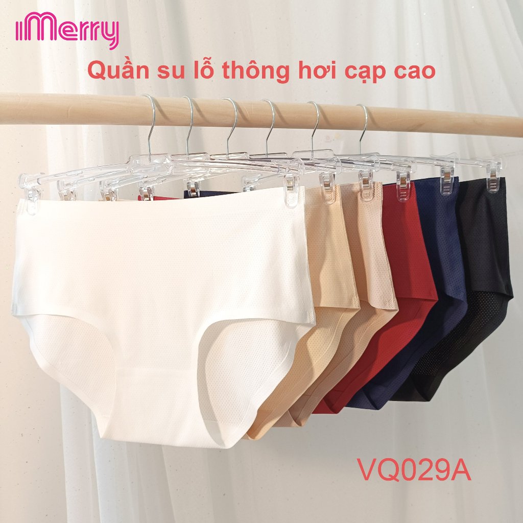 Combo 6 quần lót nữ su đúc thông hơi iMERRY cạp cao không đường may,không gây hằn vết,vải thông hơi,thoáng khí VQ029A