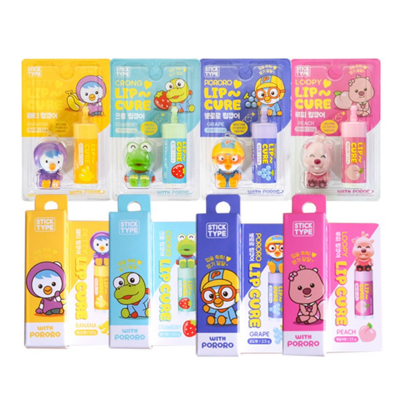 SON DƯỠNG MÔI NỘI ĐỊA HÀN CHO BÉ PORORO