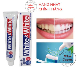 Kem đánh răng white & white nhật bản lion 150g
