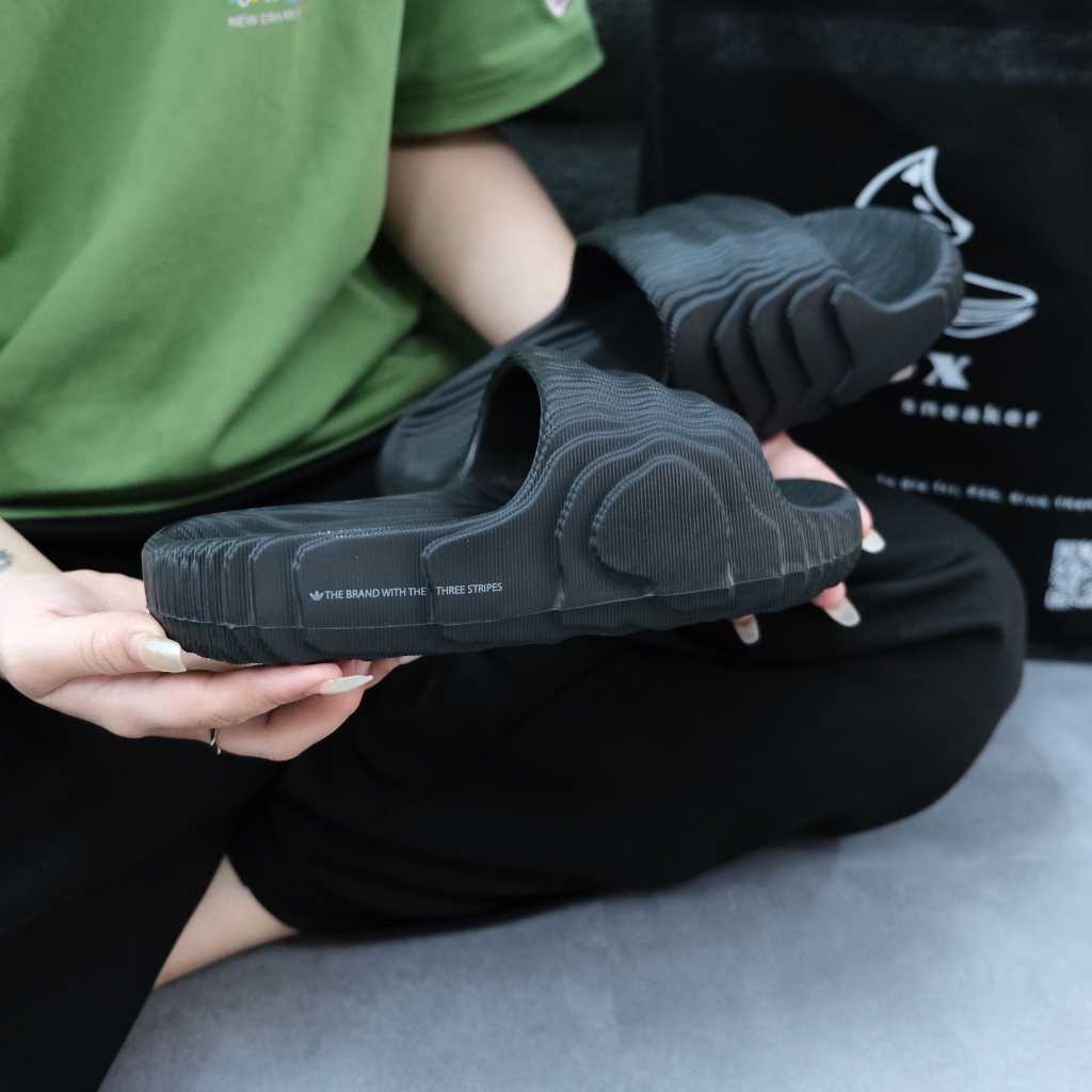 Dép Adilette 22 Màu Xám GX6950 Hàng Chính Hãng - Fox Sneaker
