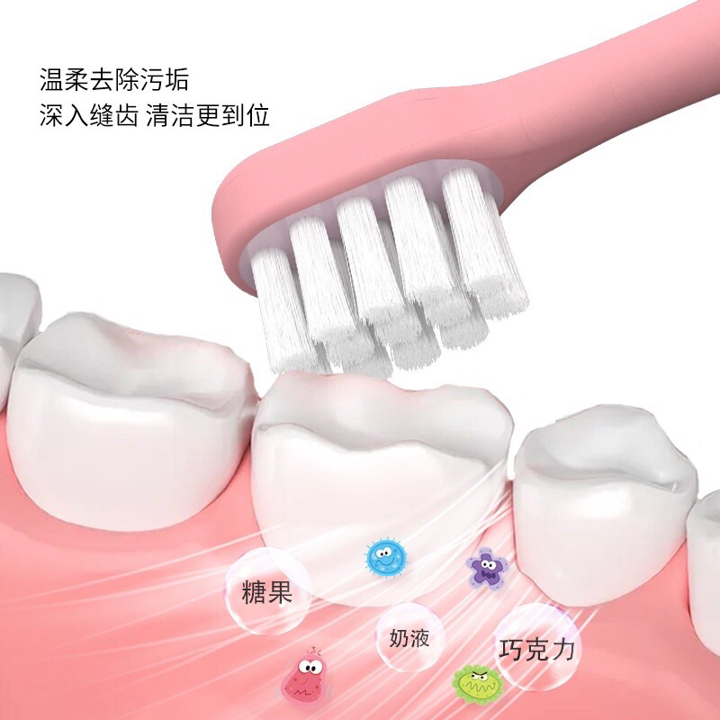 Set 8 Bàn Chải Trẻ Em Hộp Tròn Siêu Cute