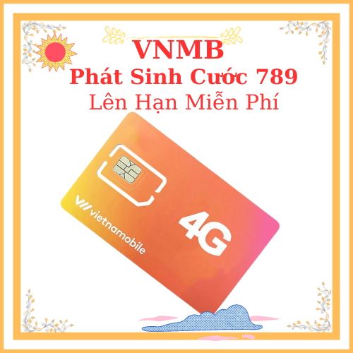 Sim Vietnammobile gói cước 0đ gia hạn 789 tăng hạn dùng để nghe gọi tạo tài khoản