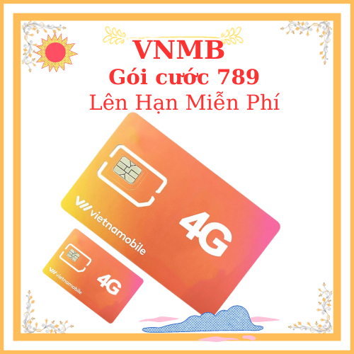 Sim Vietnammobile gói cước 0đ gia hạn 789 tăng hạn dùng để nghe gọi tạo tài khoản