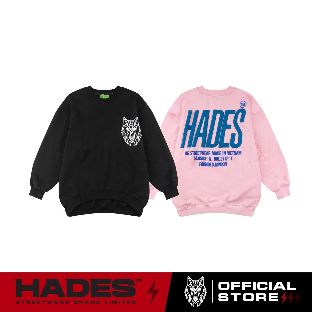 Áo Sweater Tay Dài Vải Nỉ Bông ARTEFACT - HADES Brand Chính Hãng