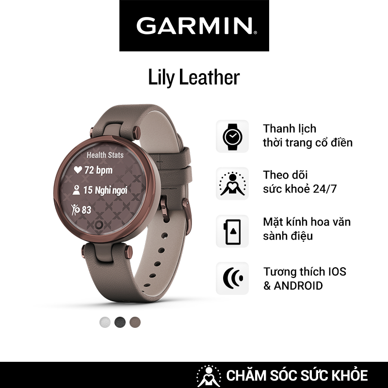 Đồng Hồ Thông Minh Garmin Lily Classic  - Hàng Chính Hãng