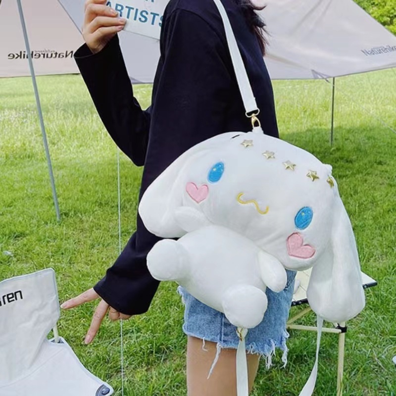 Balo Gấu Bông Sanrio Cinnamoroll, Kuromi, Melody, Pikachu SIZE LỚN siêu cute