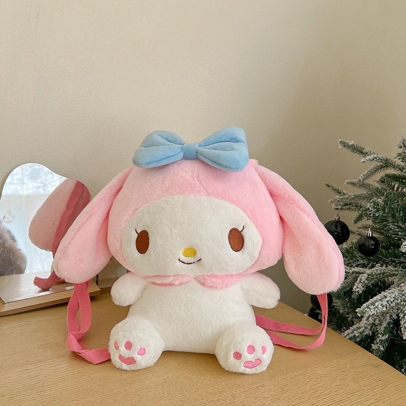Balo Gấu Bông Sanrio Cinnamoroll, Kuromi, Melody, Pikachu SIZE LỚN siêu cute