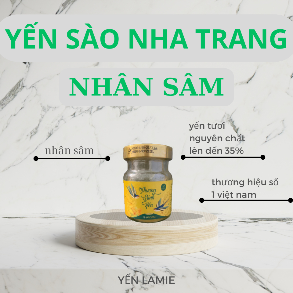 Yến sào Nha Trang chưng sẵn Lamie mix tam vị