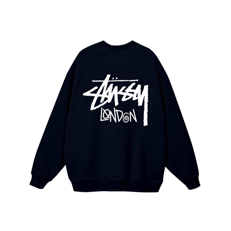 Áo Sweater STUSSY LONDON độc đáo phong cách boy phố, áo nỉ mùa đông xuất xịn