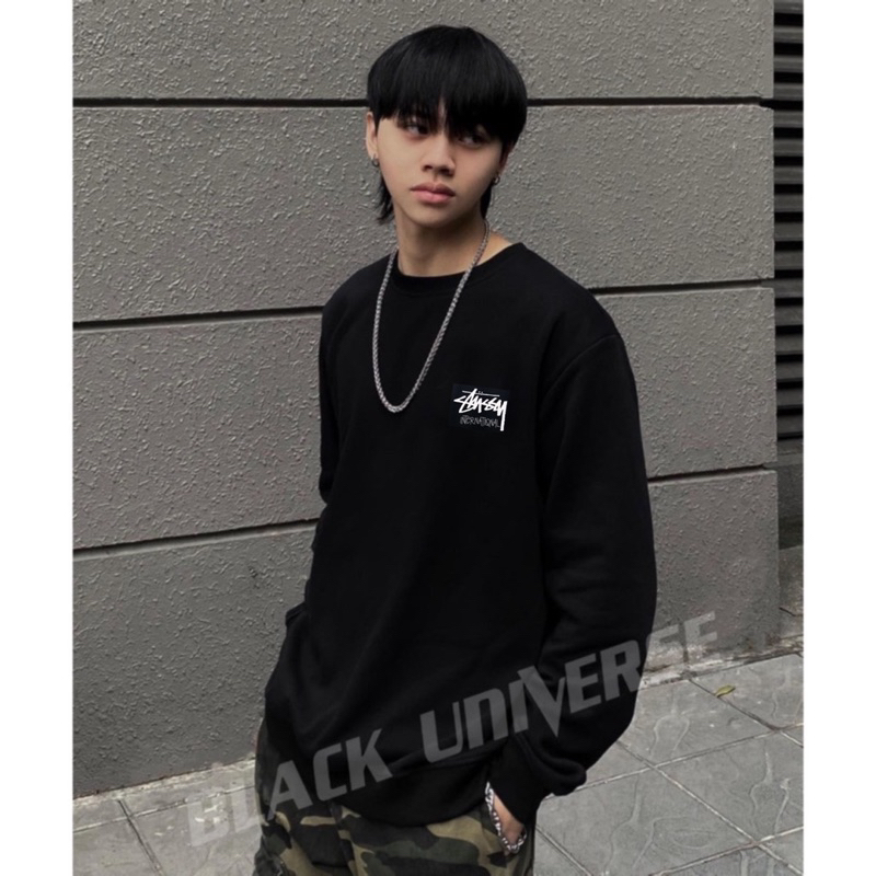 Áo Sweater STUSSY LONDON độc đáo phong cách boy phố, áo nỉ mùa đông xuất xịn