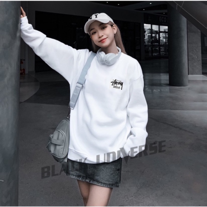 Áo Sweater STUSSY LONDON độc đáo phong cách boy phố, áo nỉ mùa đông xuất xịn