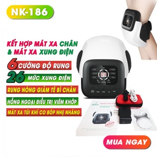 Máy massage đầu gối áp suất khí và tạo nóng chính hãng NK-186  - giá tốt