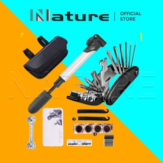 Bộ dụng cụ sửa chữa xe đạp kèm hộp vá lốp đa năng gắn treo khung sườn xe