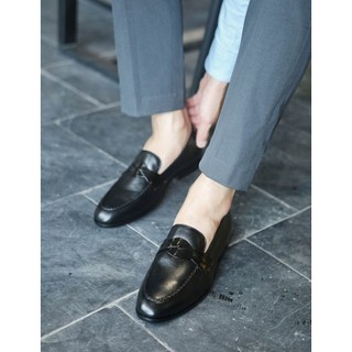 Giày lười Loafer nam đai đan da bò nguyên tấm cao cấp Toroshoes M683