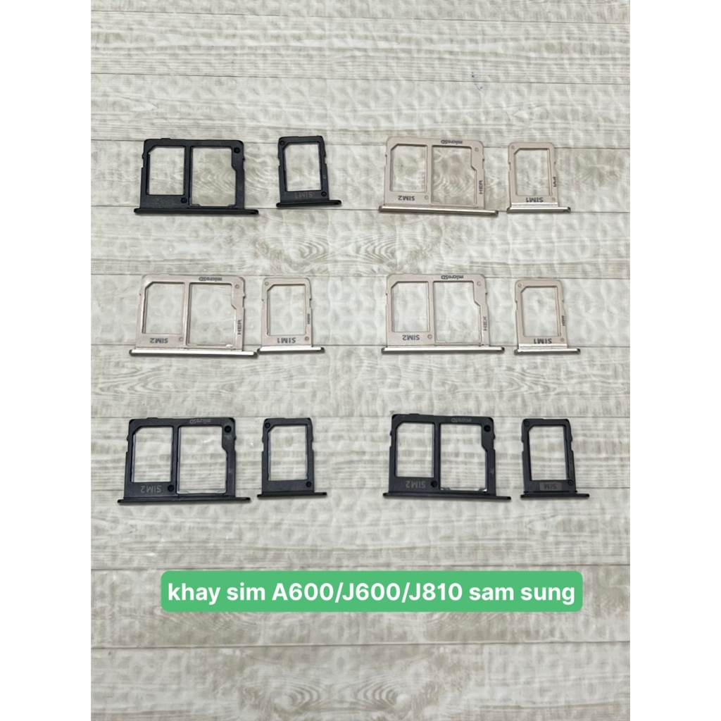 Khay sim J600/A600/J810 Sam sung