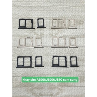 Khay sim j600/a600/j810 sam sung