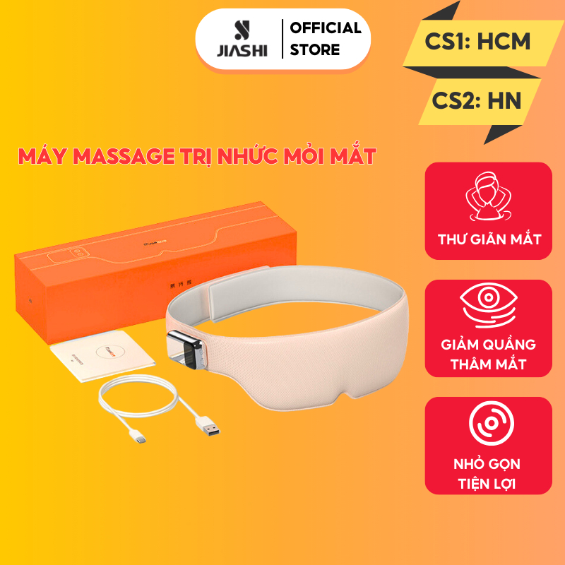 Máy massage mắt JIASHI mát xa xoa dịu chống mỏi mắt giảm quầng thâm khi tiếp xúc nhiều với máy tính điện thoại MSM01