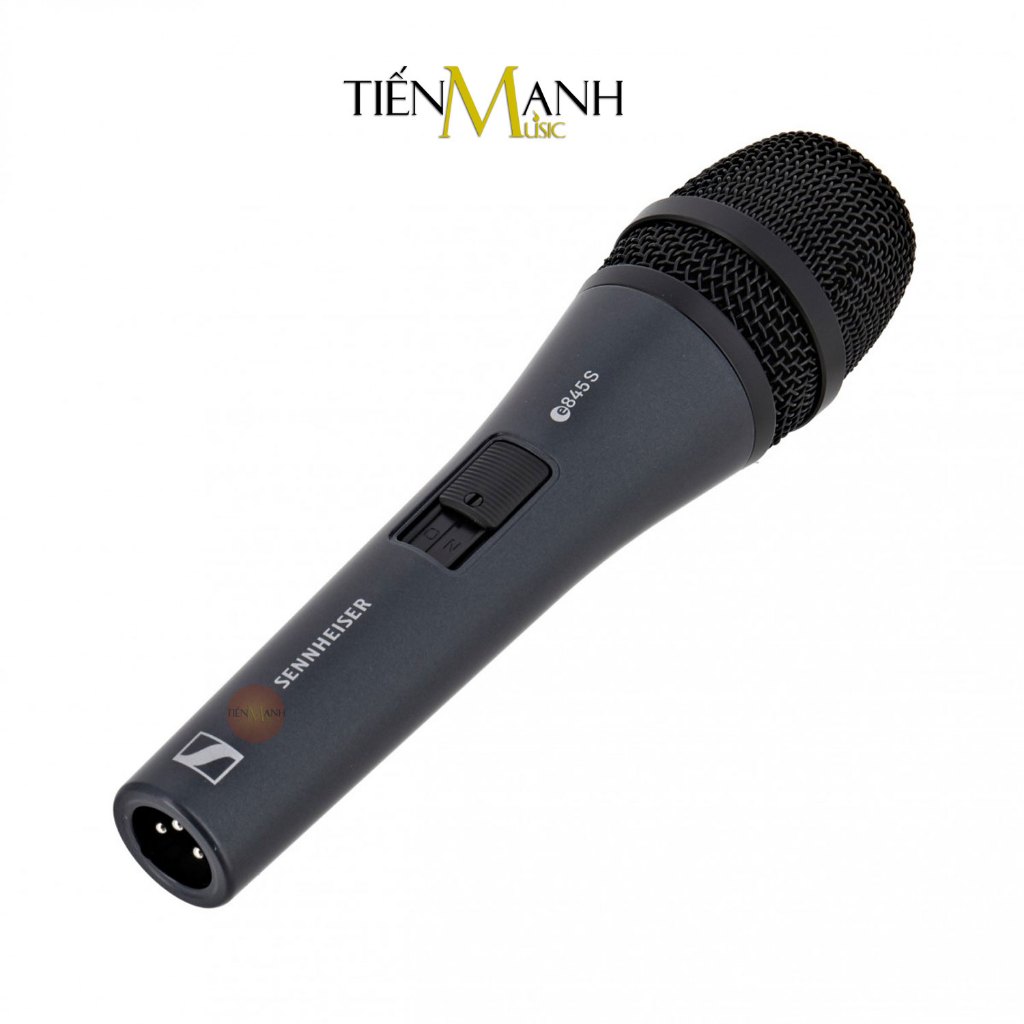 Micro Cầm Tay Sennheiser E845S Có Công Tắc - Mic E845 Dynamic Vocal Microphone E 845-S