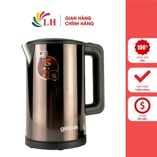 Bình đun siêu tốc 2 lớp goldsun 1.7 lít gkt2640 - hàng chính hãng