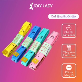  Thước dây đo 1.5m JOLY LADY, thước mềm đo vòng eo bụng chiều cao nhiều màu
