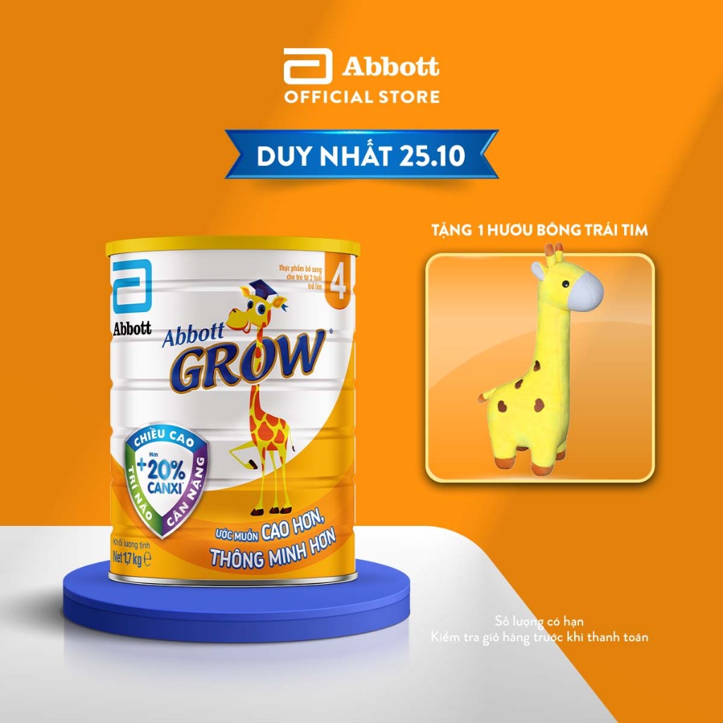 Sữa bột Abbott Grow 4 (G-Power) 1.7Kg