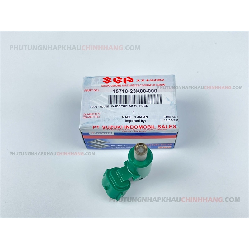 Kim phun GSX 10 lỗ cho SATRIA FI, RAIDER FI chính hãng Suzuki Indo, Béc phun xăng 15710-23K00-000