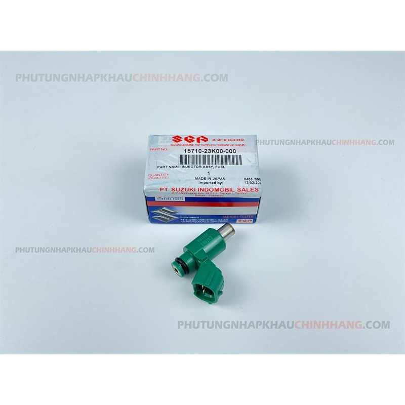 Kim phun GSX 10 lỗ cho SATRIA FI, RAIDER FI chính hãng Suzuki Indo, Béc phun xăng 15710-23K00-000