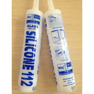 Keo Silicone 112, Keo silicon cọp màu trắng trong chuyên dán kính