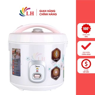 Nồi cơm điện nắp gài midea 1.8 lít mr-cm1825 - hàng chính hãng